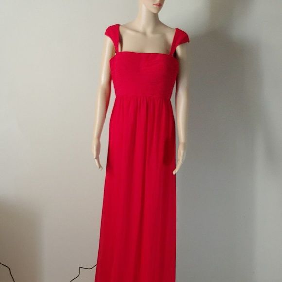 NWT Faviana A-Line Formal Gown with Cap Sleeves - Picture 4 of 4